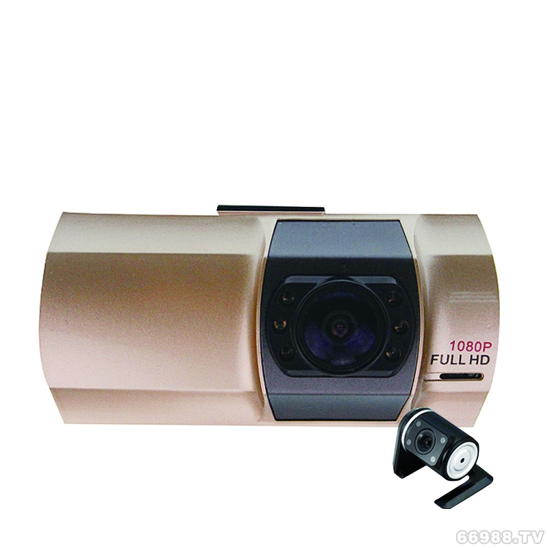 i28 2.7寸TFT寬屏雙鏡頭前后錄影行車記錄儀